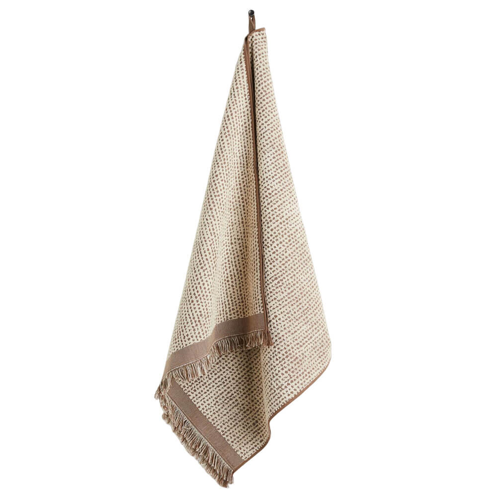 

Банное полотенце H&M Home Made Of Structural Cotton, бежевый/коричневый