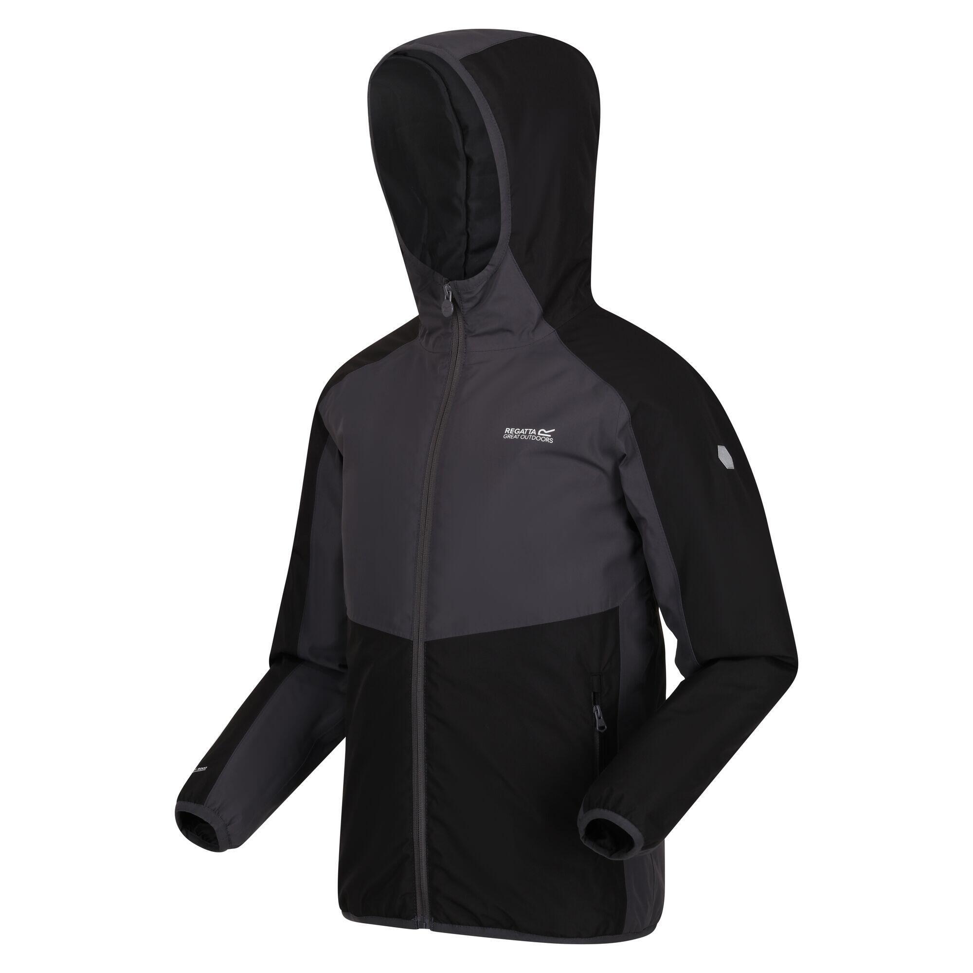 цена Непромокаемая детская куртка Regatta Volcanics Vi, темно-серый
