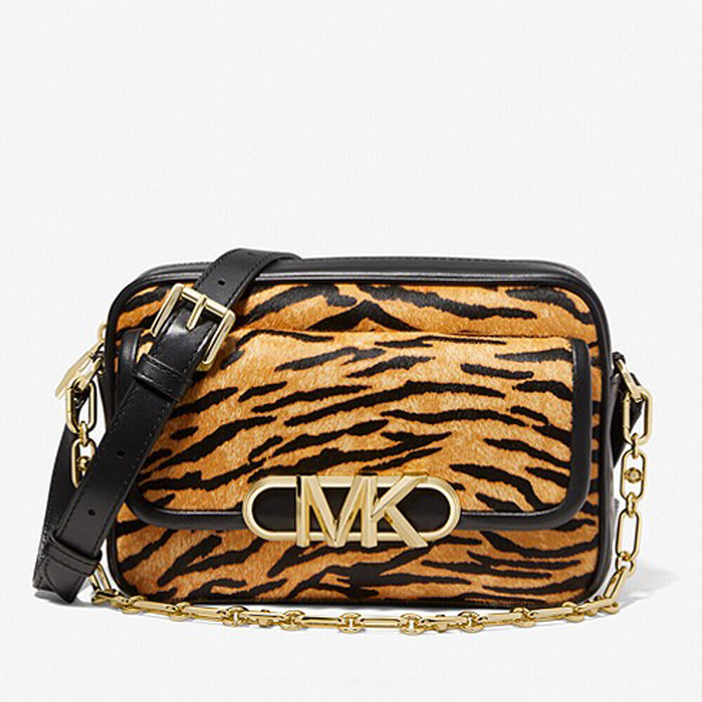 

Сумка кросс-боди Michael Michael Kors Parker Medium Tiger Print Calf Hair, желтый/черный