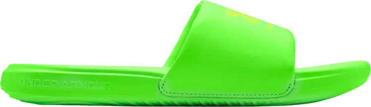 

Сандалии Under Armour Ansa Fixed Slide Hyper Green, зеленый