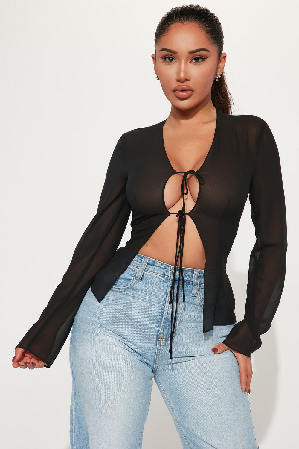 

Топ Fashion Nova GW22C1508, черный