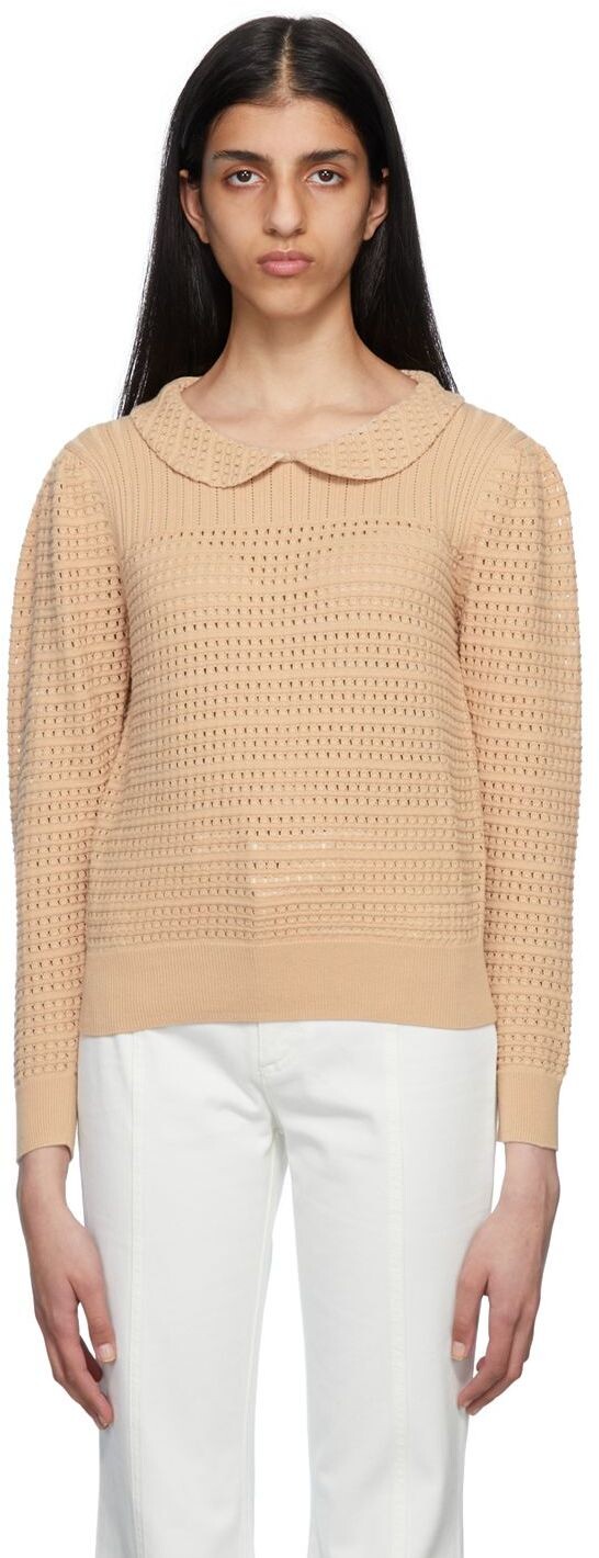 

Бежевый свитер из органического хлопка See by Chloé