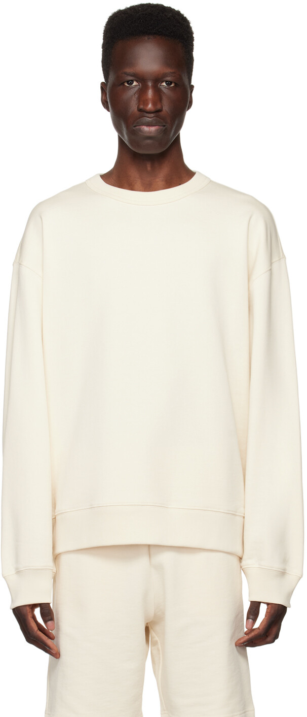 

Толстовка Off-White с круглым вырезом Dries Van Noten, Серый
