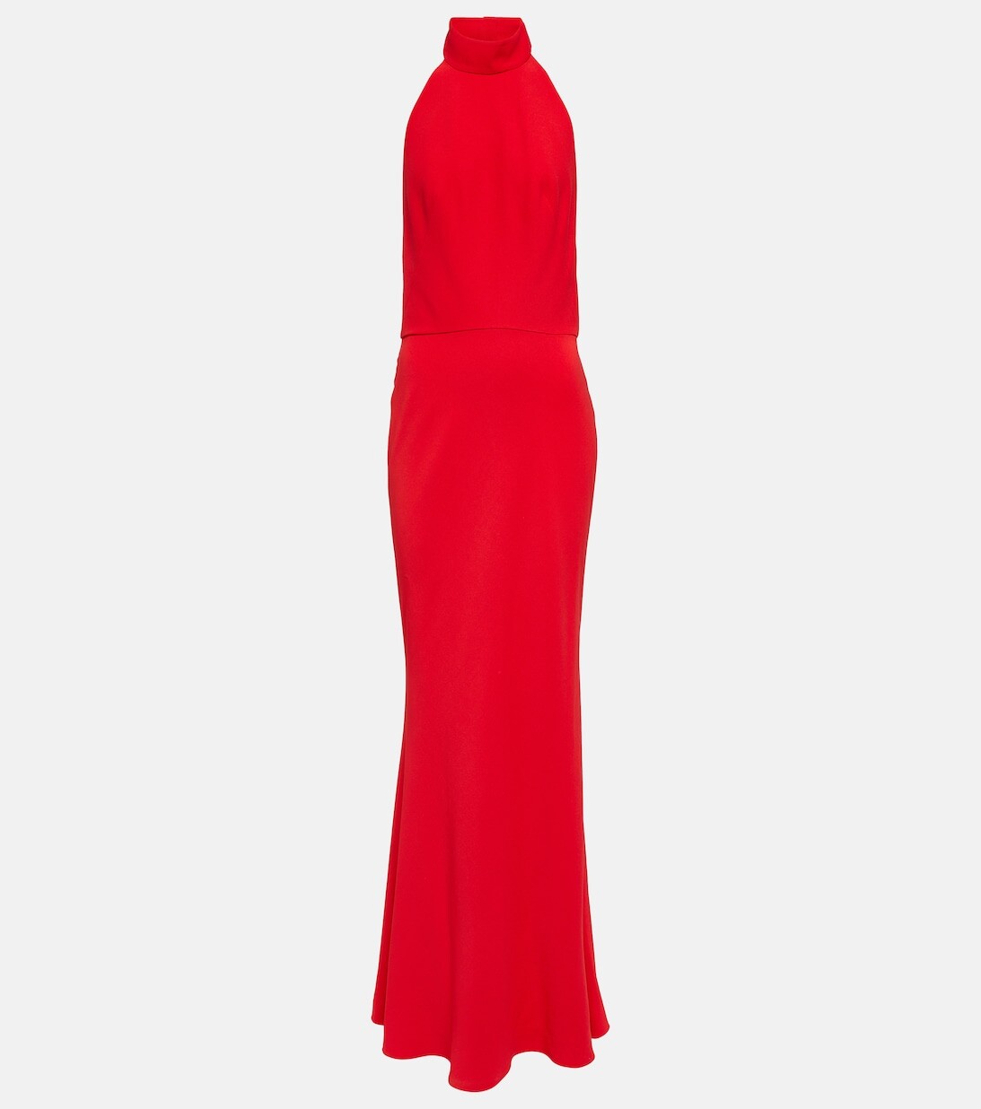 

Платье с вырезом халтер ALEXANDER MCQUEEN, красный