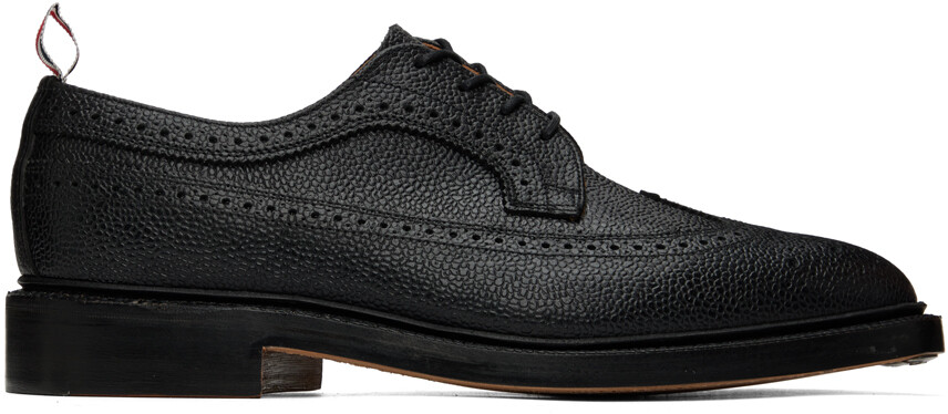 

Черные оксфорды Longwing Brogue Thom Browne, Черный