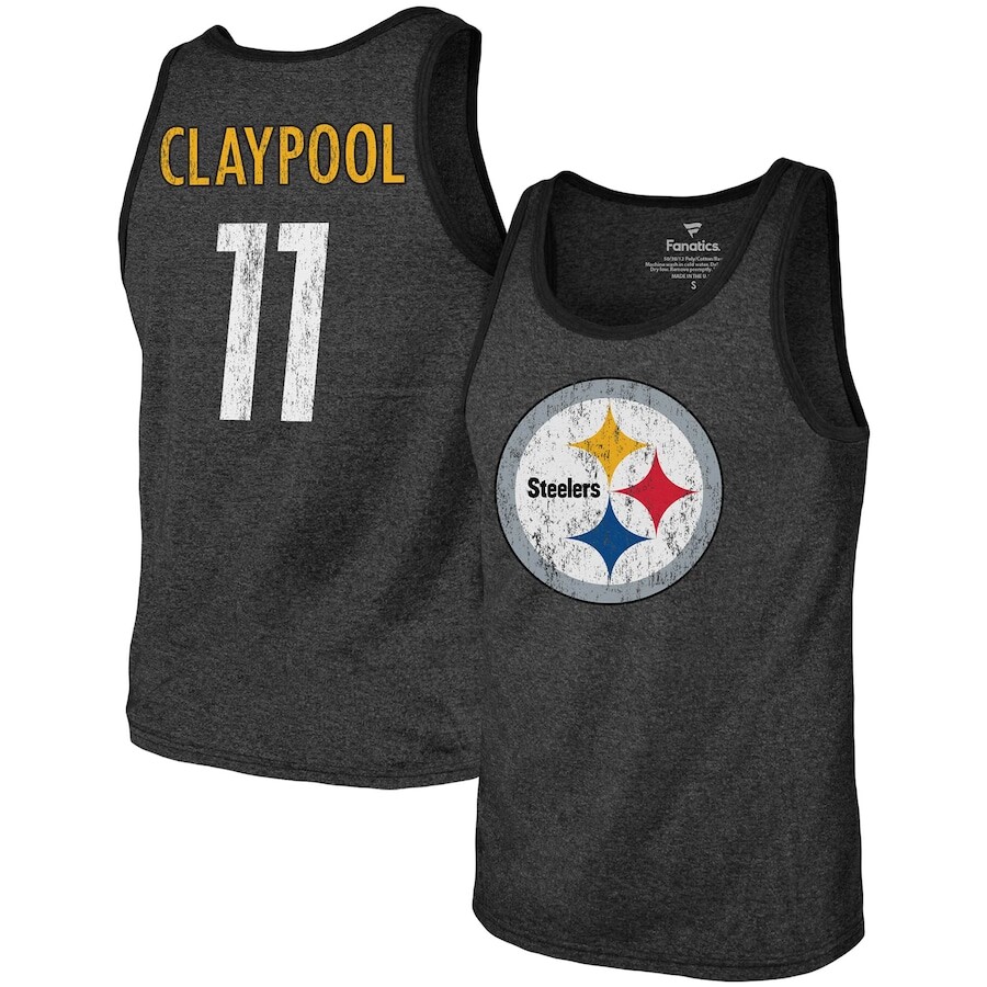 

Майка Majestic Threads Pittsburgh Steelers, черный