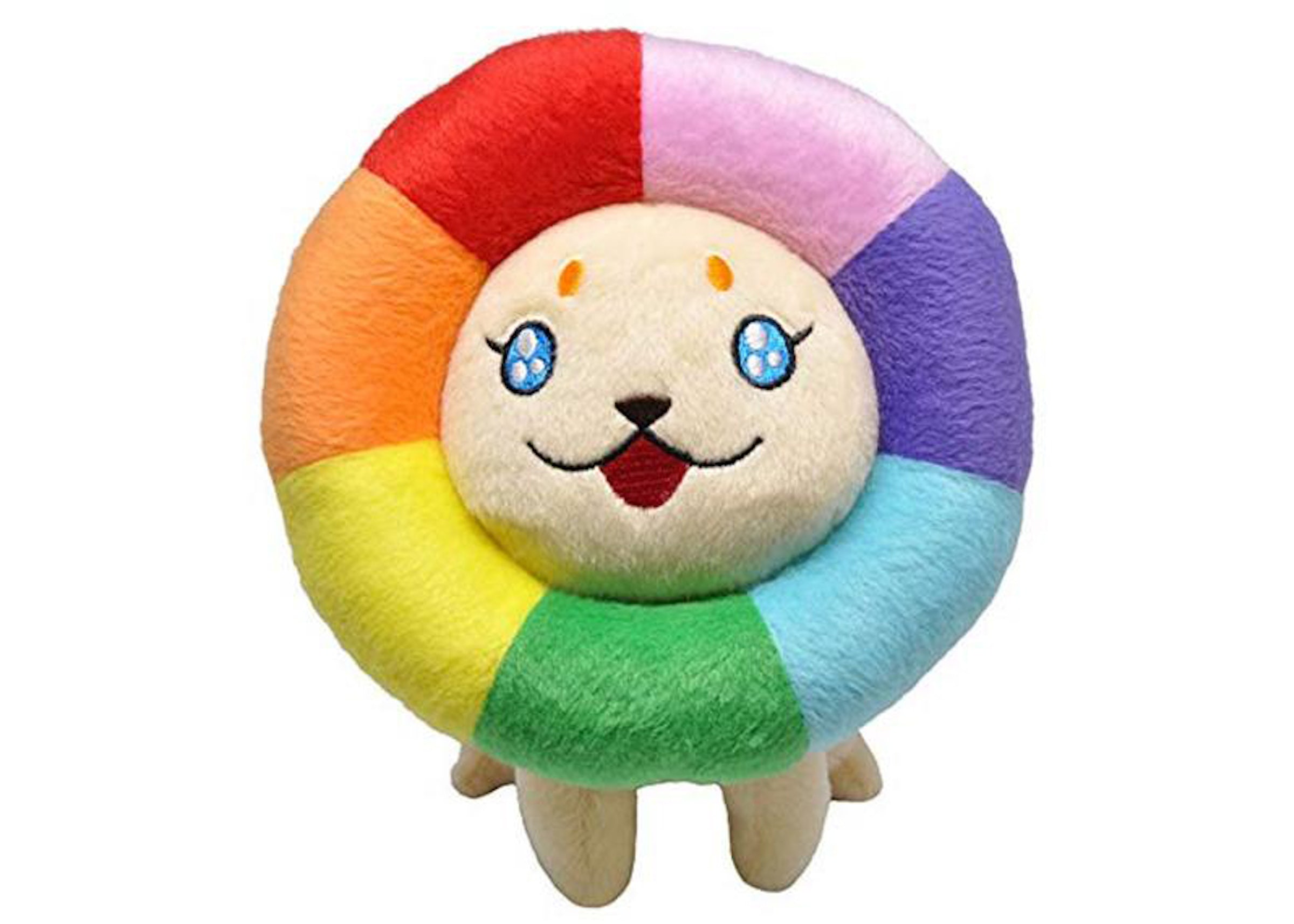 Мягкая плюшевая фигурка Takashi Murakami Yume Lion, мультиколор ударная бездна genshin 25 см плюшевая кукла плюшевая игрушка плюшевая игрушка мягкая фигурка набивная игрушка персонаж подушка детские пок