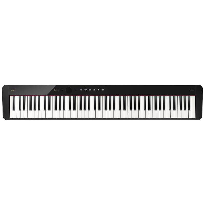 цена Тонкое цифровое пианино Casio PX-S5000, 88 клавиш, черное