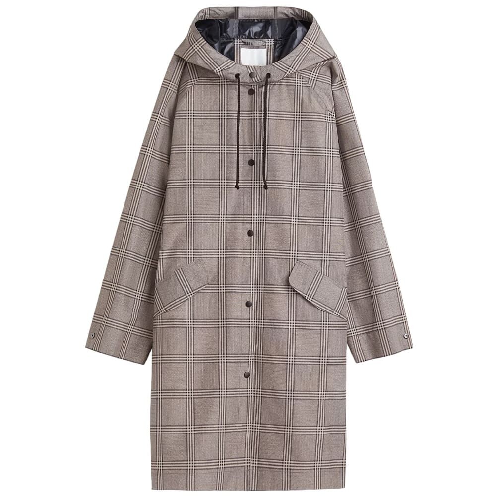

Дождевик H&M Hooded, серо-коричневый