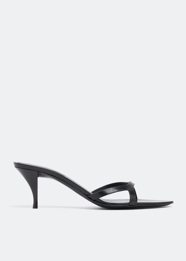 

Мюли SAINT LAURENT Carla mules, черный