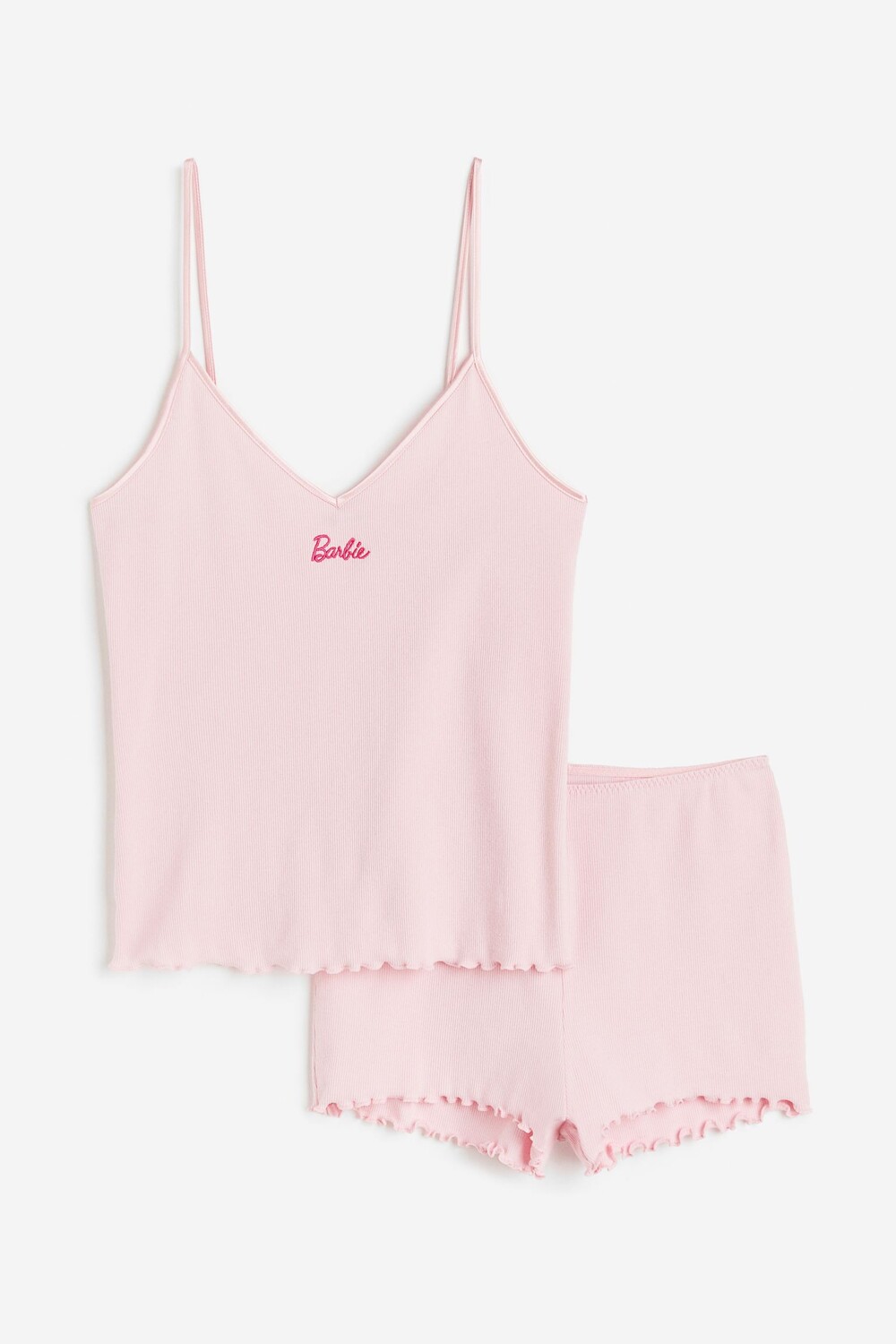 

Пижама H&M Camisole Top and Shorts Barbie, светло-розовый