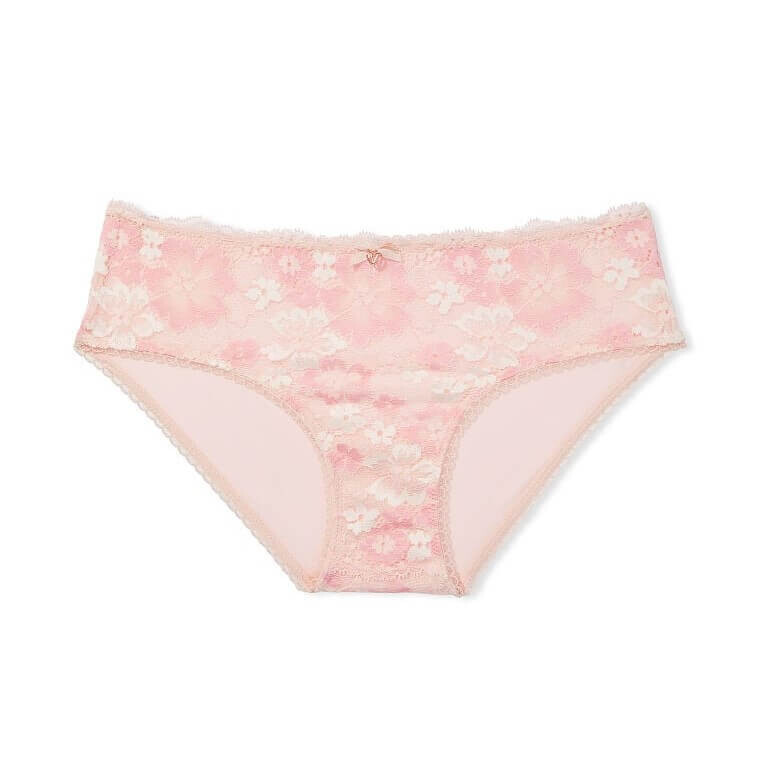 

Трусики Victoria's Secret Body By Victoria Lace-Front Hiphugger, светло-розовый