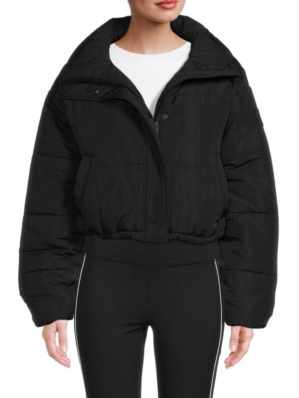 

Пуховик с заниженными плечами DKNY Sport Black, Черный