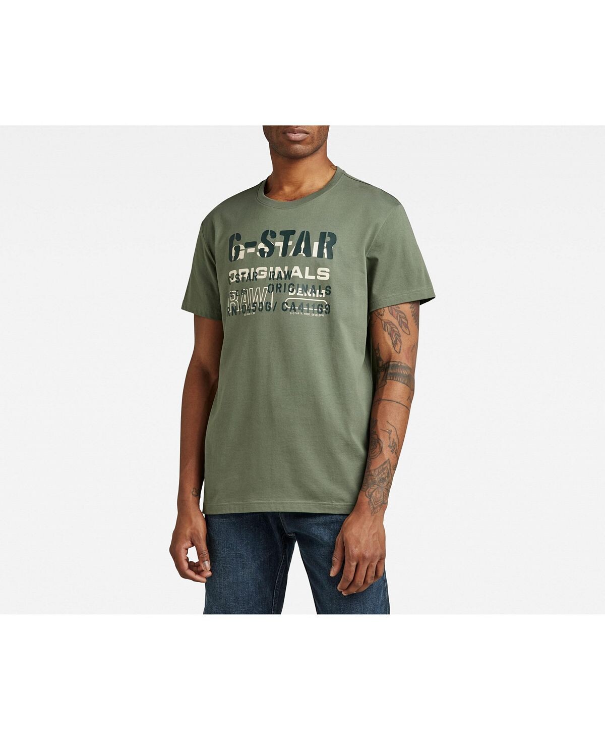 

Мужская футболка stencil originals r G-Star Raw, мульти