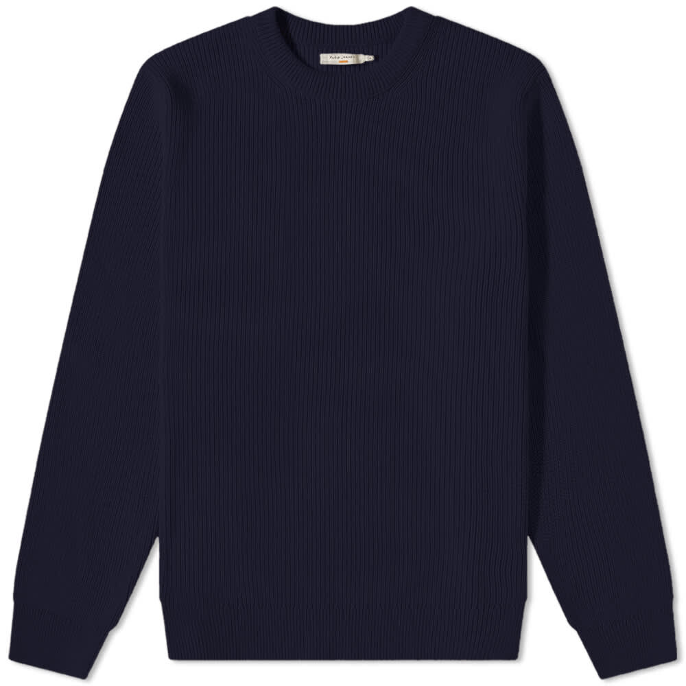 

Джемпер Nudie August Rib Wool Knit, Черный