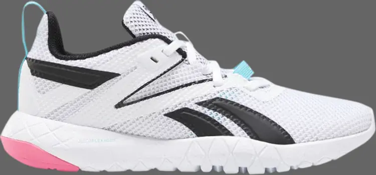 

Кроссовки wmns mega flexagon 'white neon blue' Reebok, белый