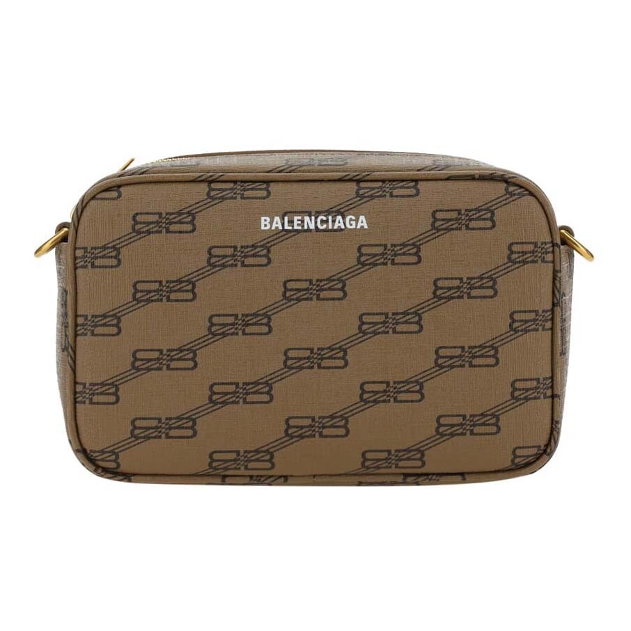 

Сумка Balenciaga Camera Signature, бежевый/коричневый