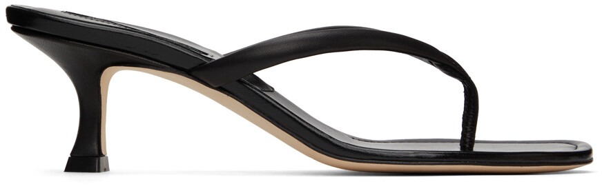 

Черные босоножки на каблуке Paterno Manolo Blahnik
