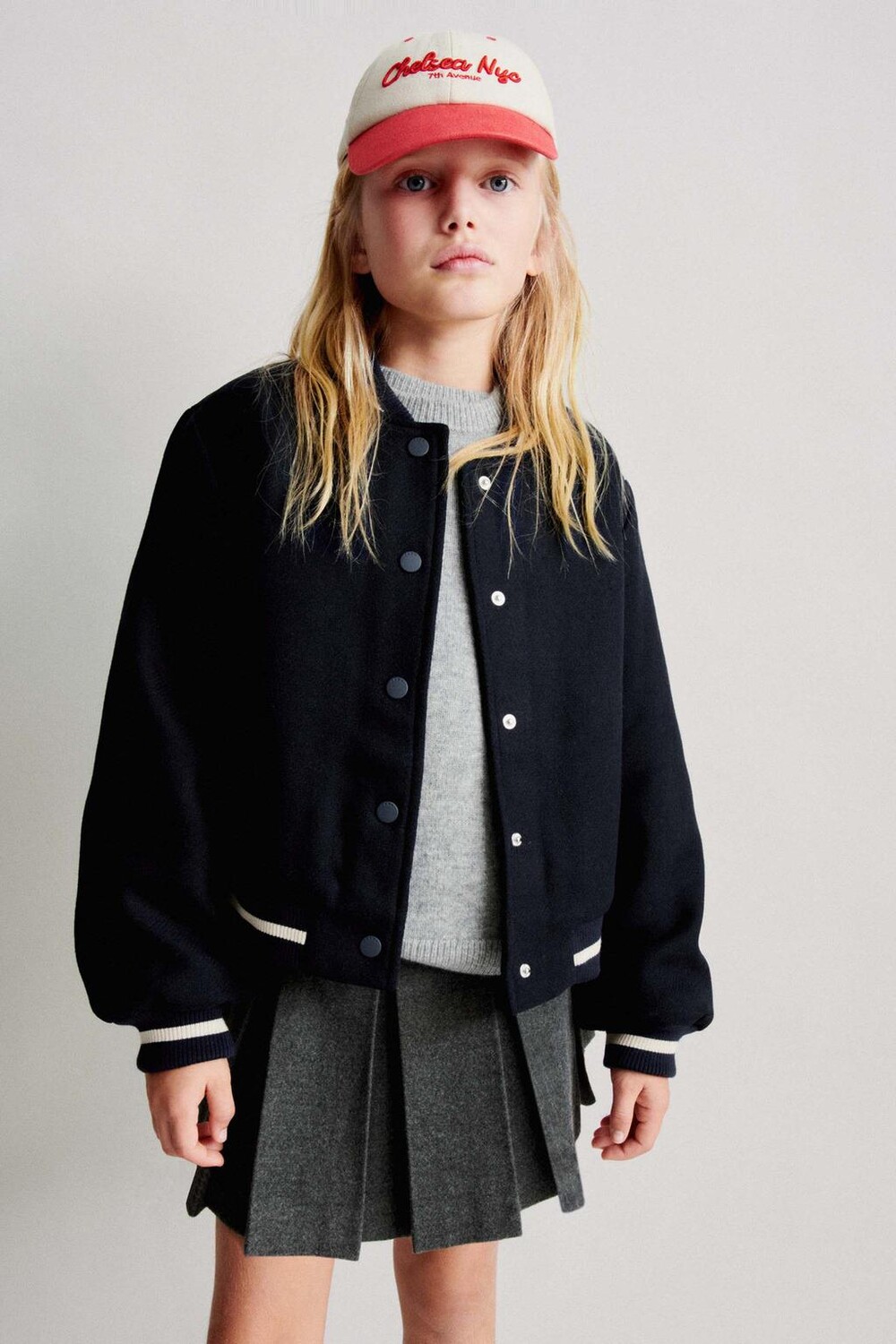 

Кепка chelsea nyc с вышивкой ZARA, красный