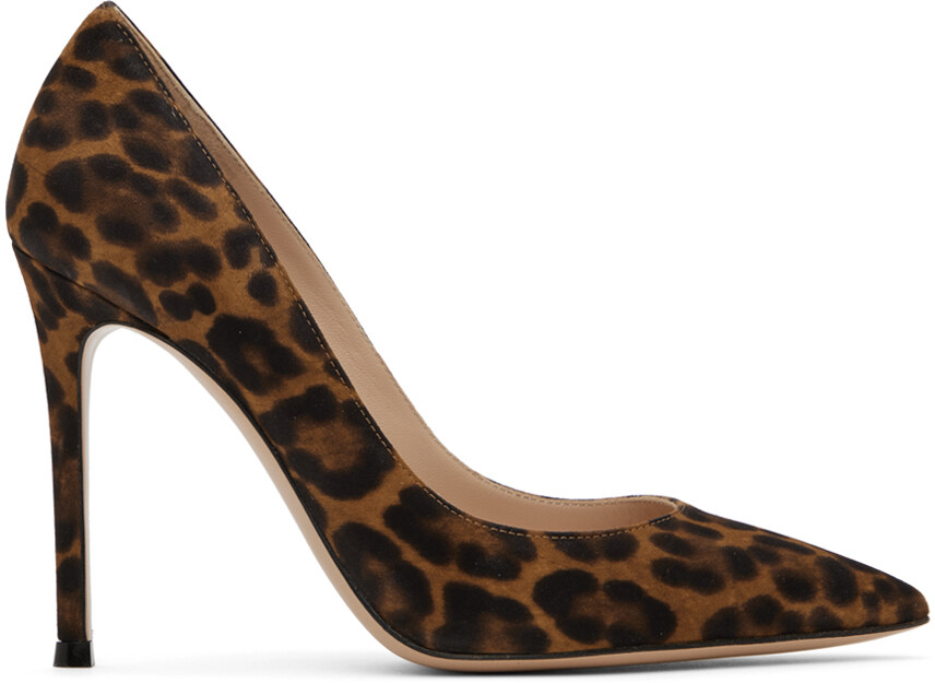 

Коричневые туфли на каблуке Gianvito 105 Gianvito Rossi