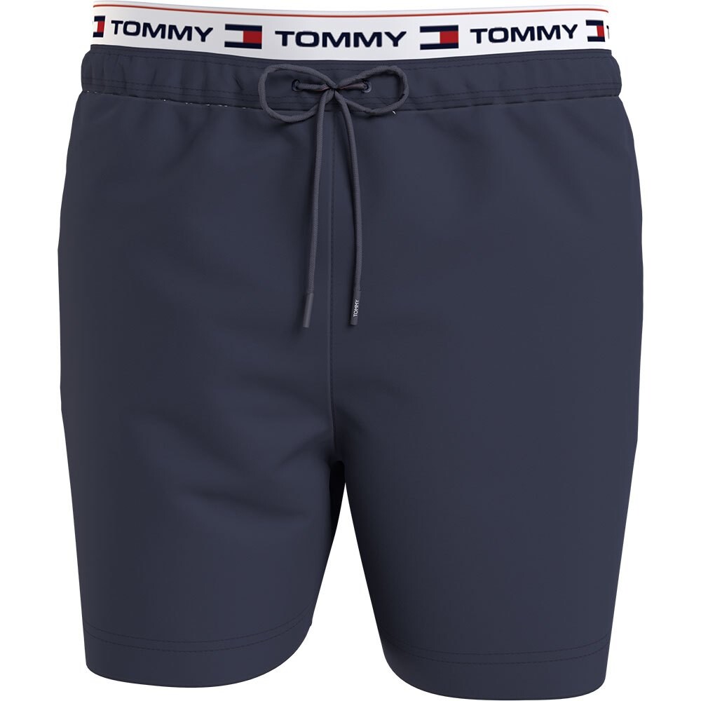 

Шорты для плавания Tommy Jeans Logo Tape Mid Length, синий