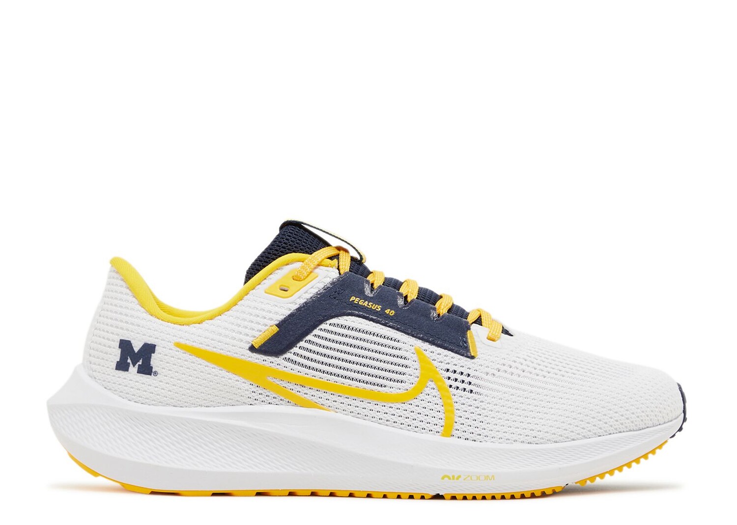 

Кроссовки Nike Air Zoom Pegasus 40 'Michigan', белый, Белый;серый