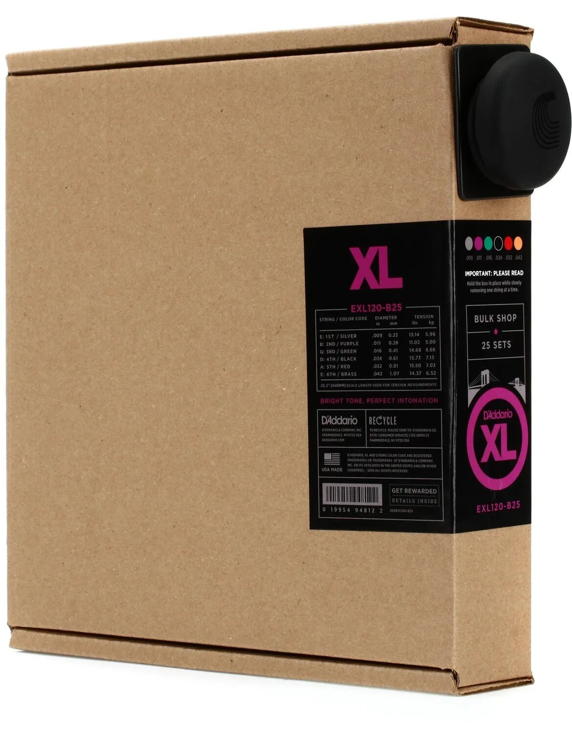 

Струны для электрогитары D'Addario EXL120 XL с никелевой обмоткой — .009-.042 Super Light (25 шт.)