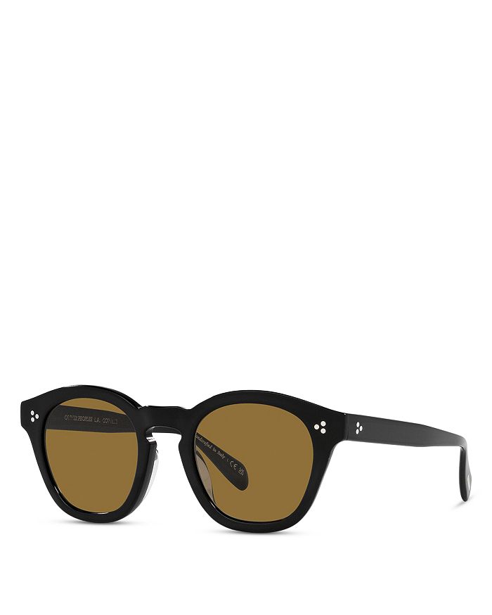 цена Квадратные солнцезащитные очки Boudreau L.A., 48 мм Oliver Peoples
