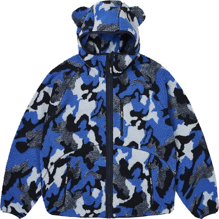 

Куртка Palace Teddy Fleece 'Blue Camo', синий