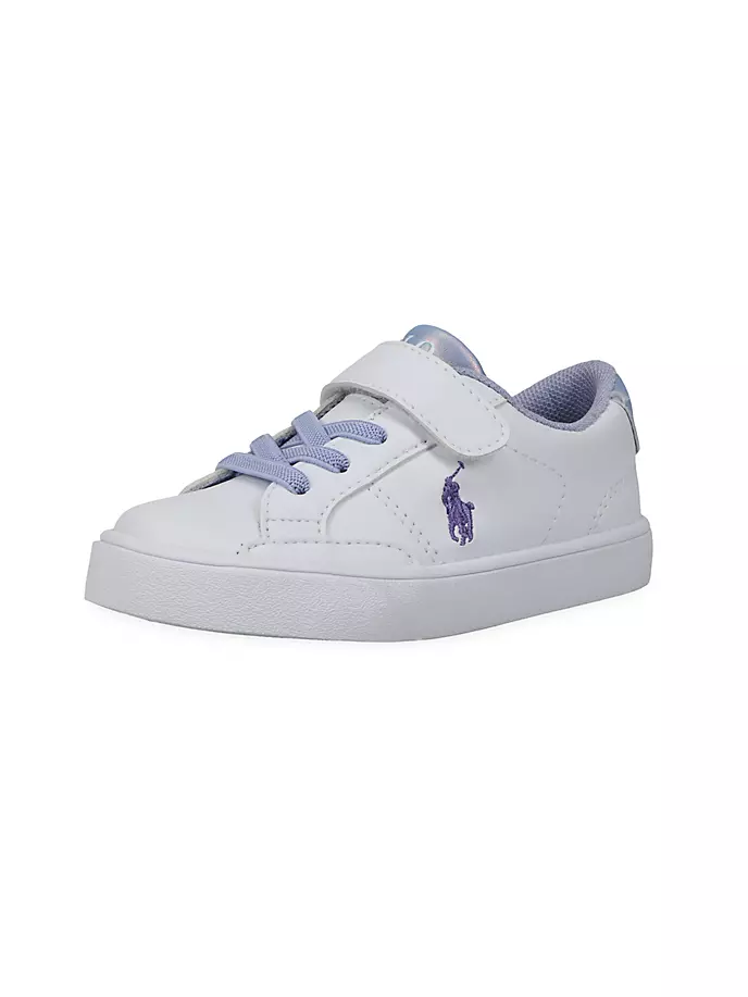 

Кроссовки Theron IV для маленьких девочек Polo Ralph Lauren, белый