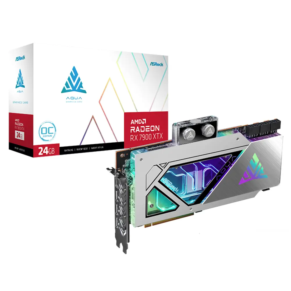 

Видеокарта ASRock AMD Radeon RX 7900 XTX AQUA Water God 24GB OC