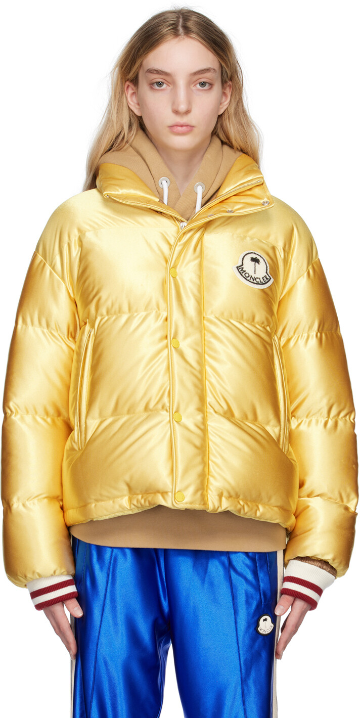 

Пуховик 8 Moncler Palm Angels Gold Keon Moncler Genius, Желтый