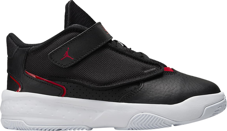 Кроссовки Jordan Max Aura 4 PS Bred, черный кроссовки jordan max aura 5 gs bred черный