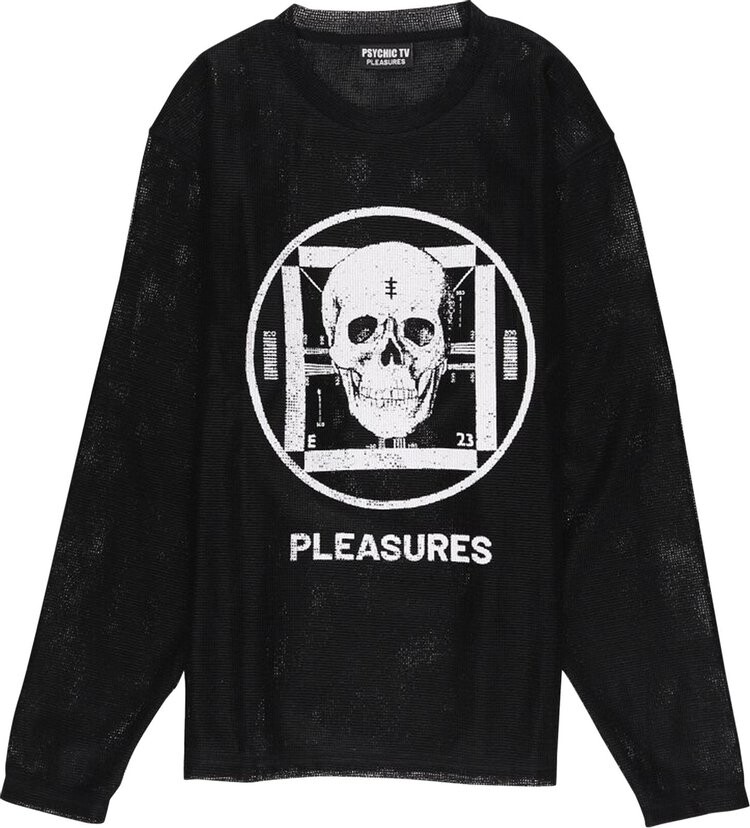 

Лонгслив Pleasures Psychic Mesh Long-Sleeve 'Black', черный