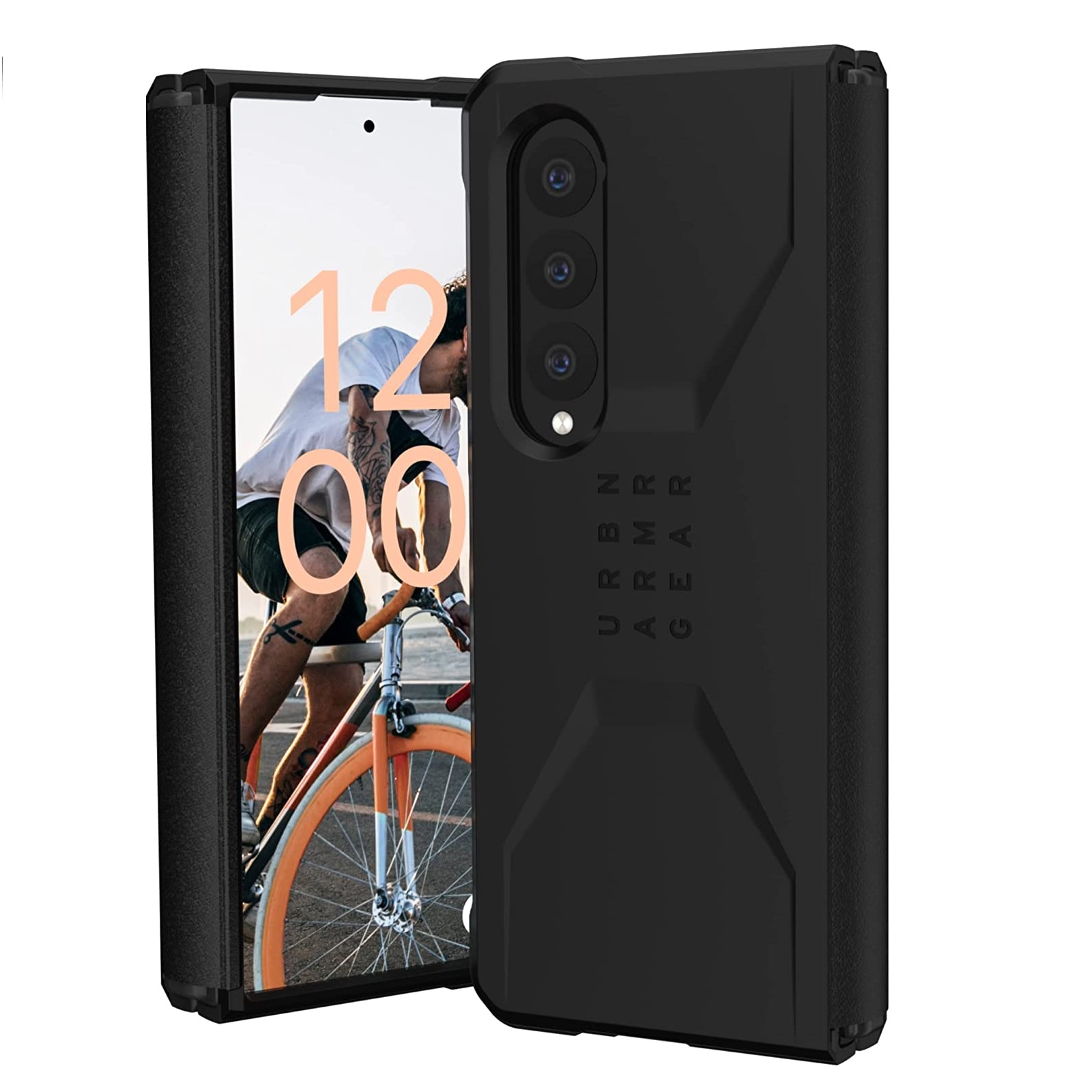 Чехол UAG Civilian Designed для Samsung Galaxy Z Fold 4, black – купить с  доставкой из-за рубежа через платформу «CDEK.Shopping»