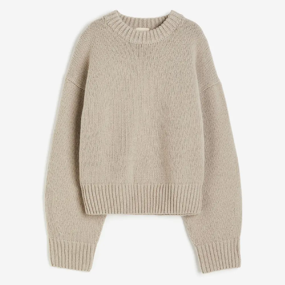 

Свитер H&M Oversized Cashmere-blend, бежевый