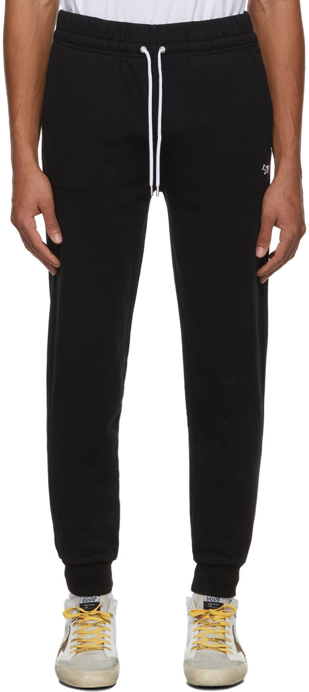 

Черные брюки Classic Lounge с нашивкой Fox Maison Kitsuné, Черный