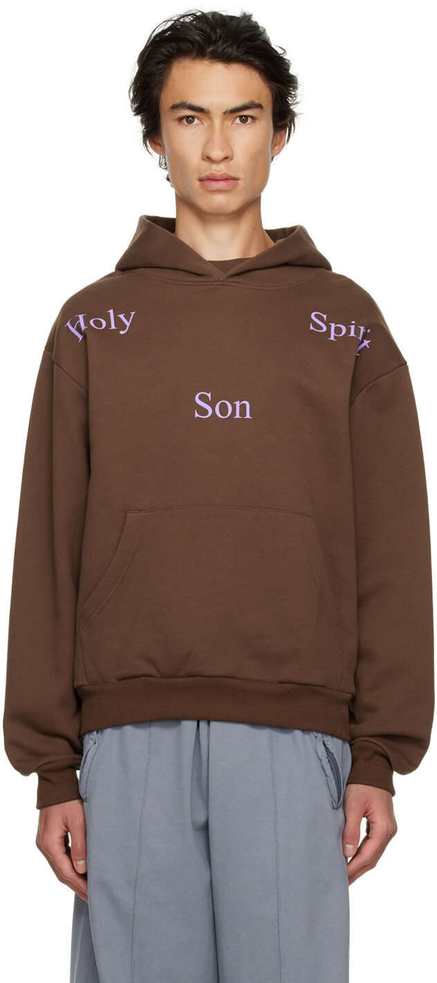 

Коричневое худи Holy Trinity Praying, Коричневый