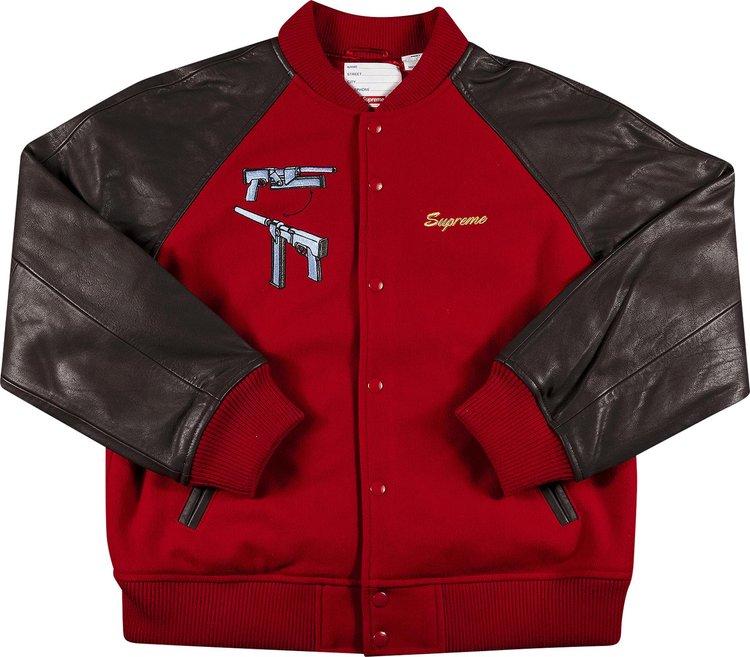 Куртка Supreme Aeon Flux Varsity Jacket 'Red', красный куртка supreme team varsity jacket red красный