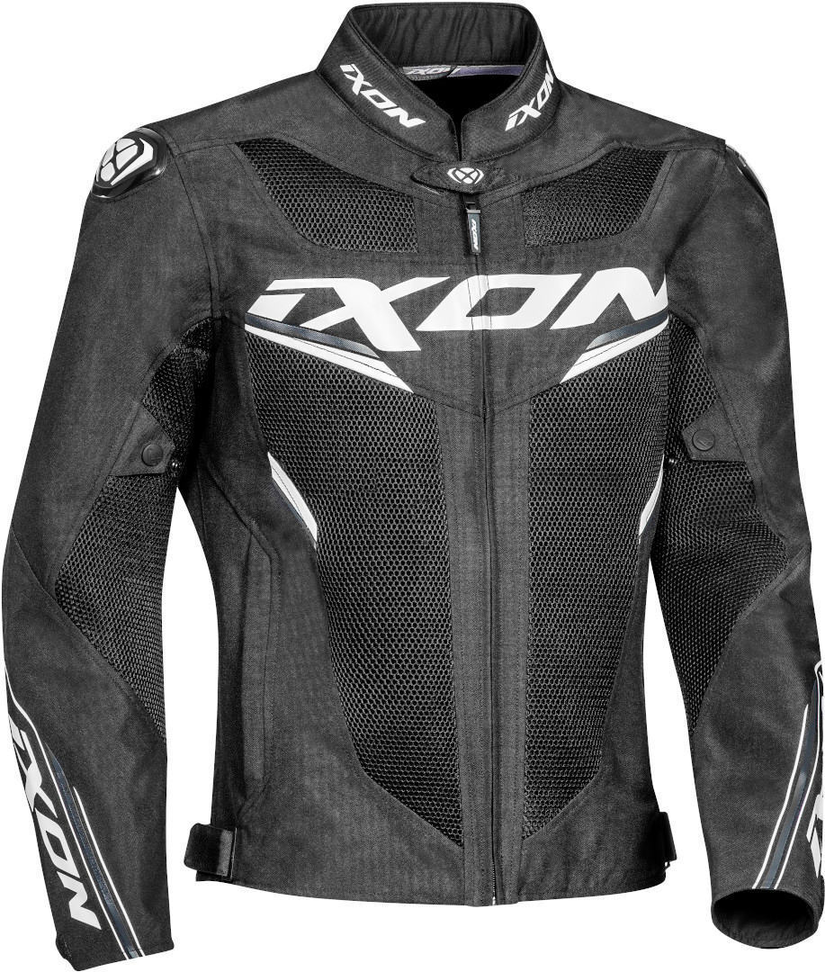Куртка Ixon Draco для мотоцикла Текстильная, черно-белая