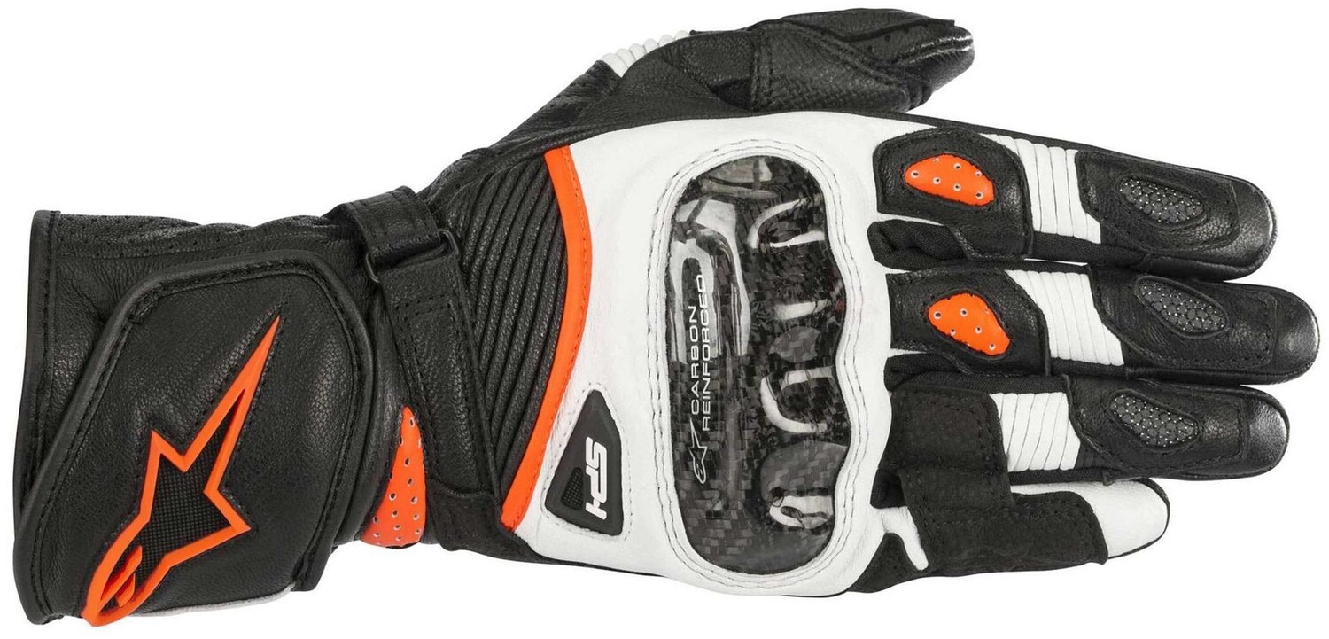 

Женские кожаные мотоциклетные перчатки Alpinestars Stella SP-1 v2, черный/белый/красный