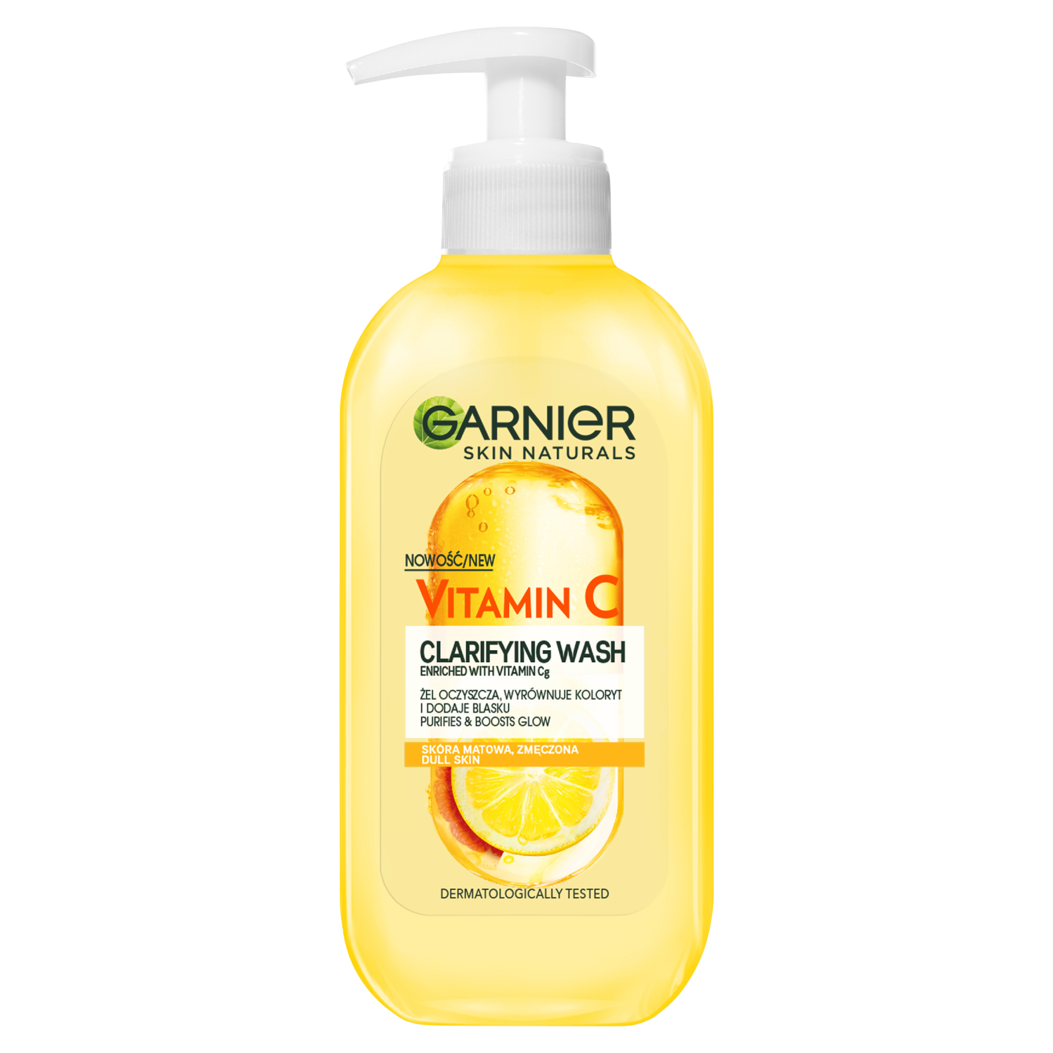 Garnier Vitamin C очищающий гель для лица, 200 мл