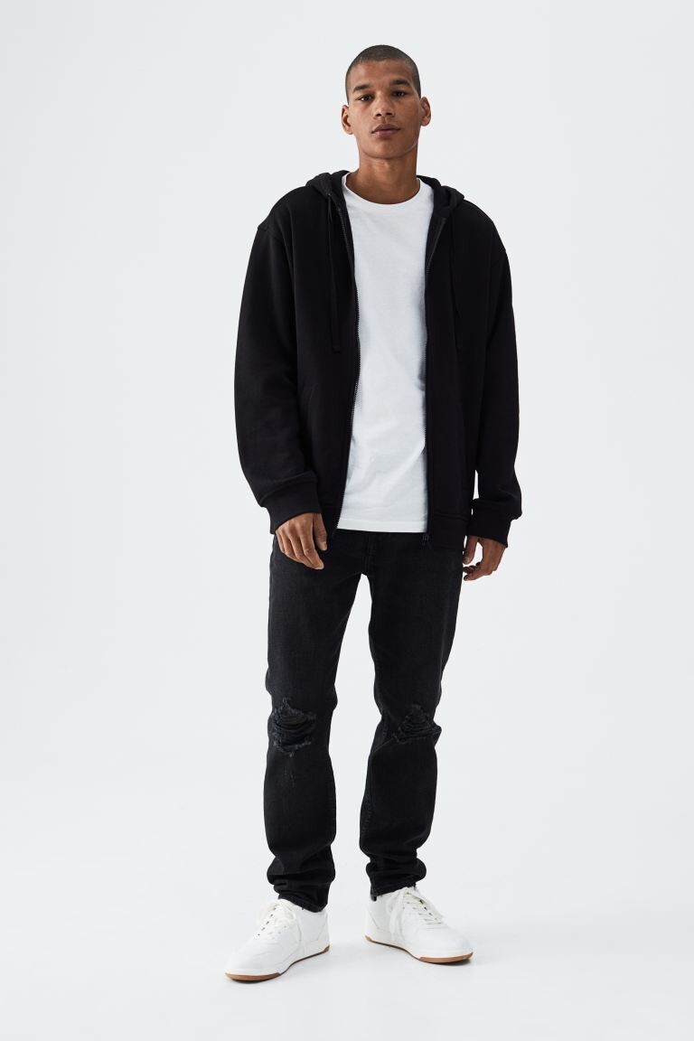 

Узкие зауженные джинсы H&M, черный