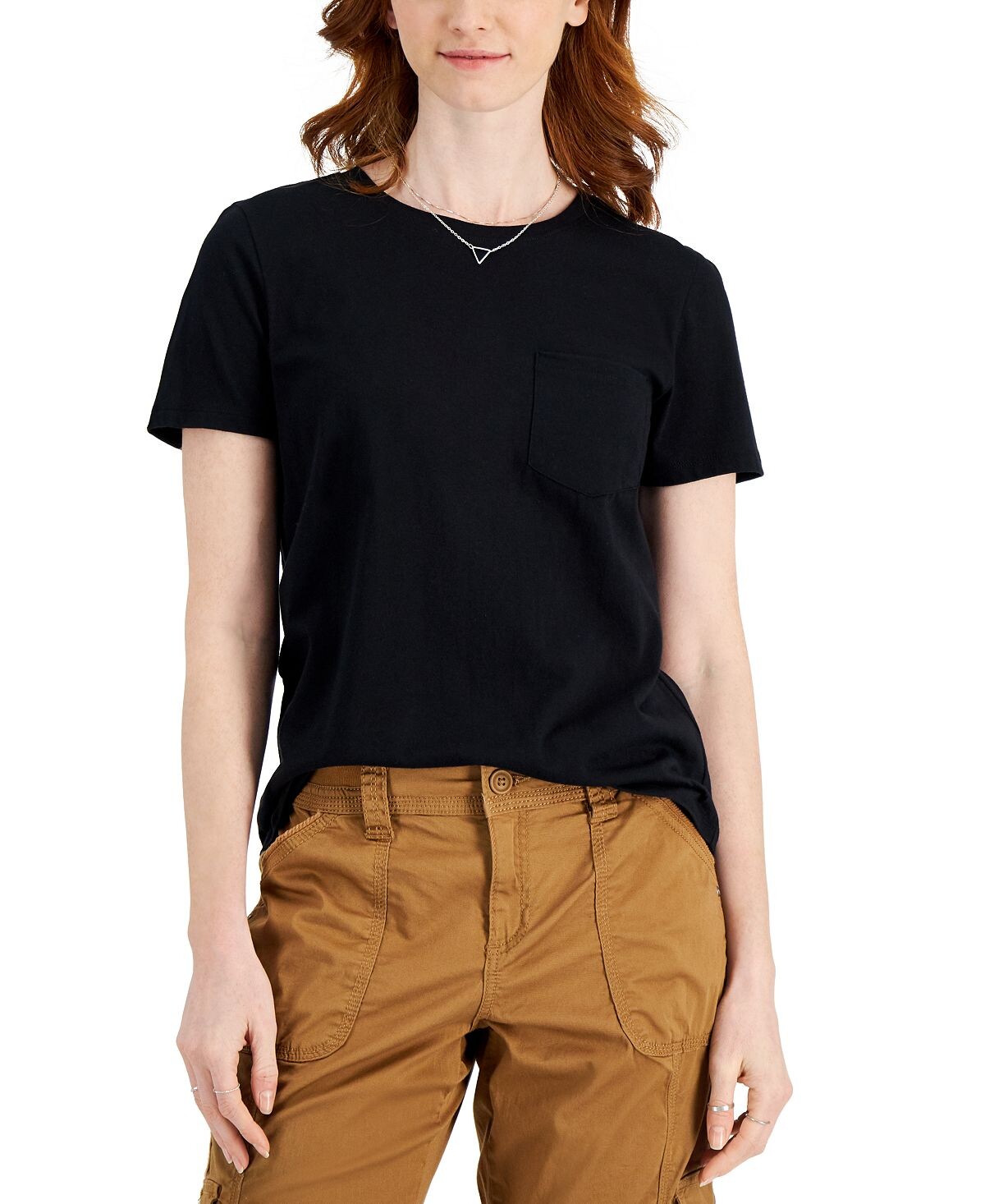 

Маленькая хлопковая футболка, созданная для macy's Style & Co, мульти