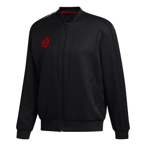 

Куртка Adidas CNY Rose Jkt Back Printing Basketball Sports Black, Черный