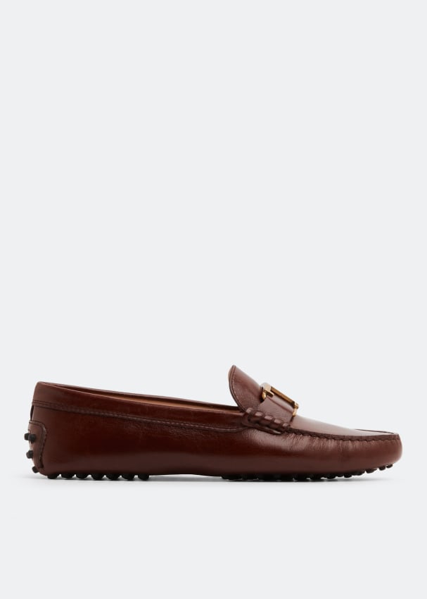 

Лоферы TOD'S Timeless Gommino driving loafers, коричневый