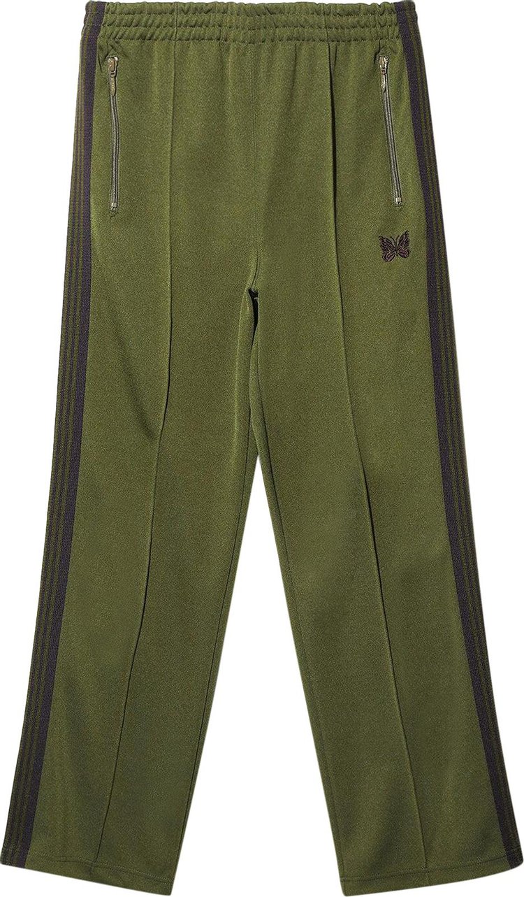 Спортивные брюки Needles 'Olive', зеленый белые спортивные брюки с вышивкой needles