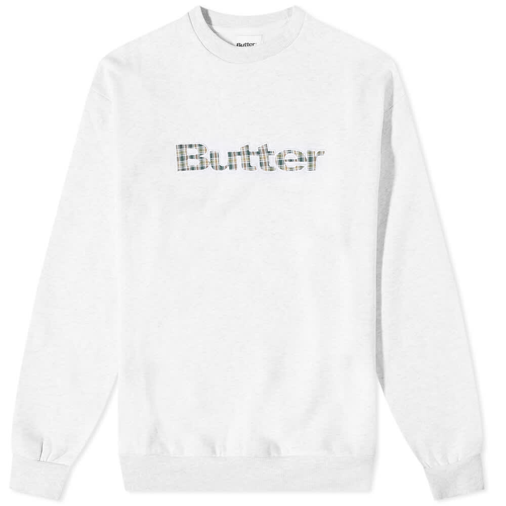 

Толстовка с круглым вырезом и логотипом в клетку Butter Goods