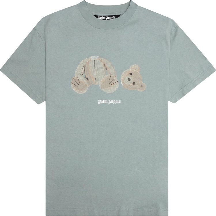 Футболка Palm Angels Bear Classic Tee 'Grey/Brown', серый - фото