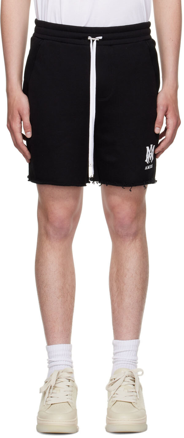 

Черные хлопковые шорты AMIRI
